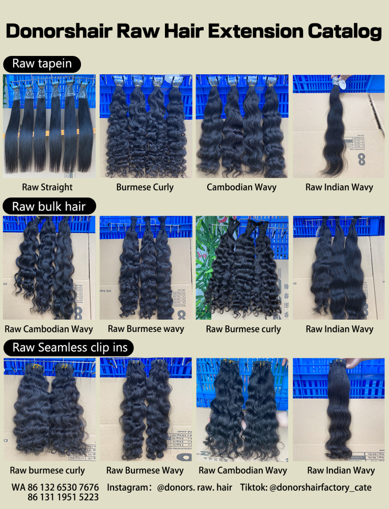 DONOR RAW HAIR FACTORY