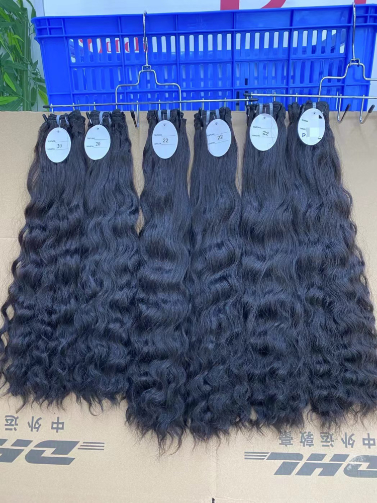 RawDonorsHair Natural colour Raw Burmese Wave Double Drawn 100% Human Hair