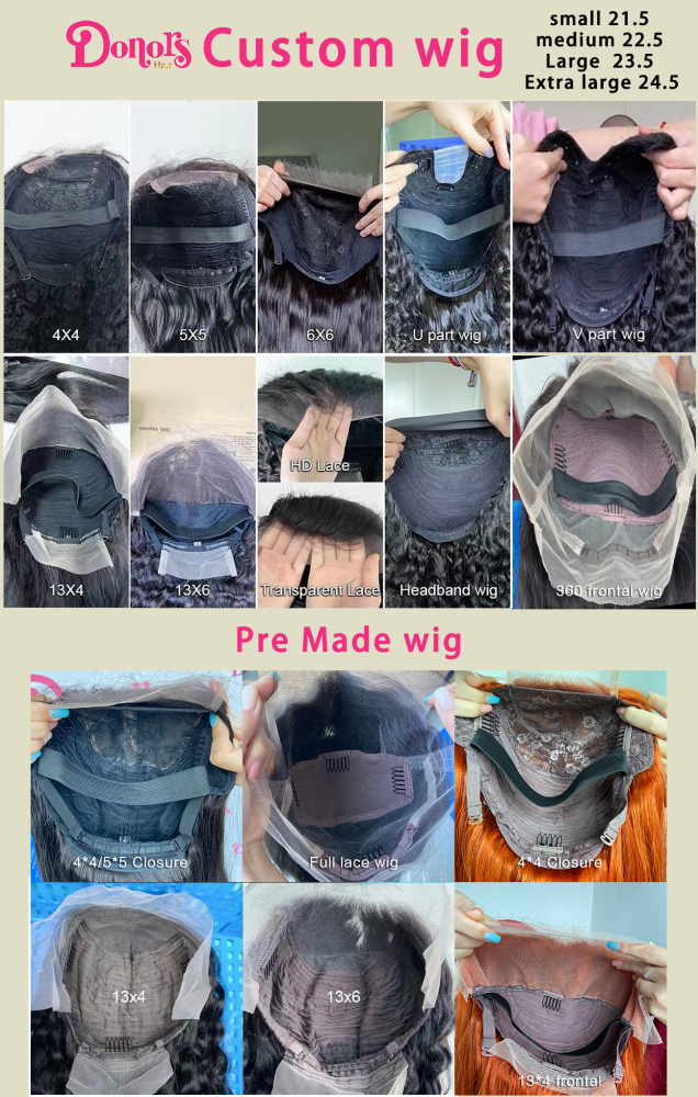 Donors Natural colour MINK Hair All Wigs 4*4 HD Full Lace Closure Wig 100%humhair hair 180% Density