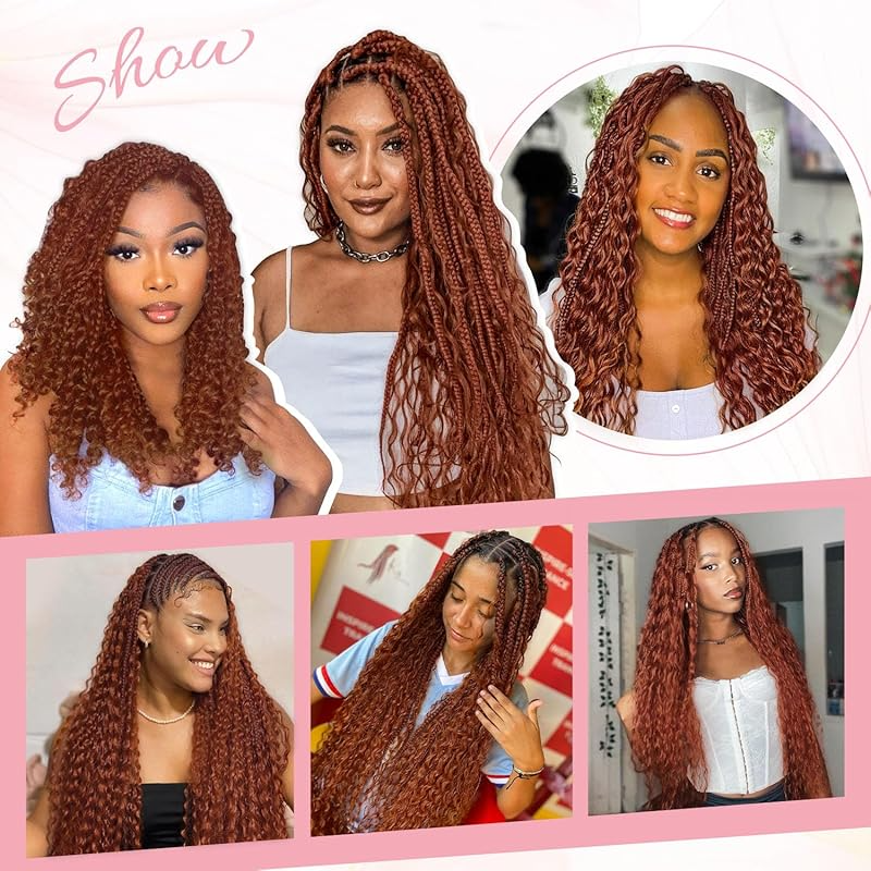 Donorshair Human Braiding hair Ombre #350 100gram, Boho Braids Human Hair, Deep Wave Bulk Human Hair for Micro Braiding No Weft,Curly Knotless/Goddess/Bohemian/Gypsy