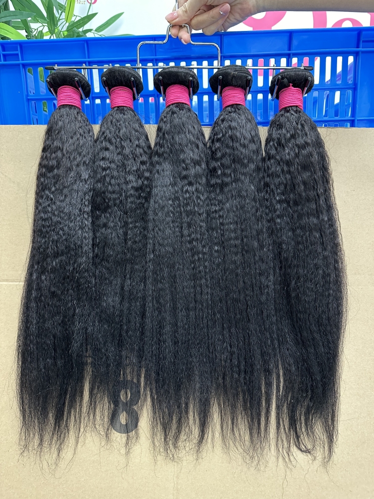 DonorHairs Mink Hair C Kinky straight Bundles