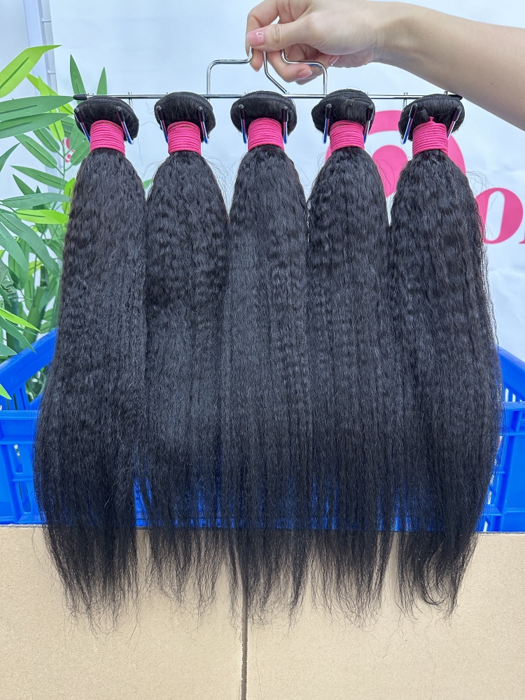 DonorHairs Mink Hair C Kinky straight Bundles