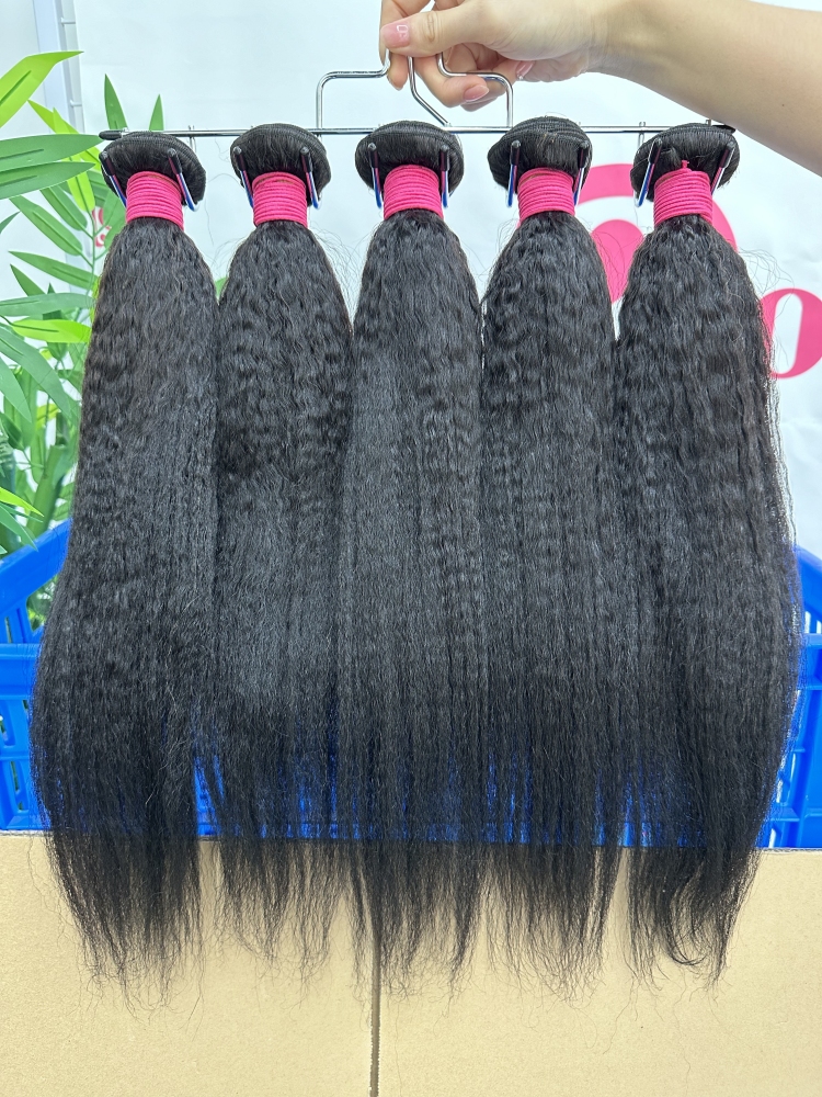 DonorHairs Mink Hair C Kinky straight Bundles