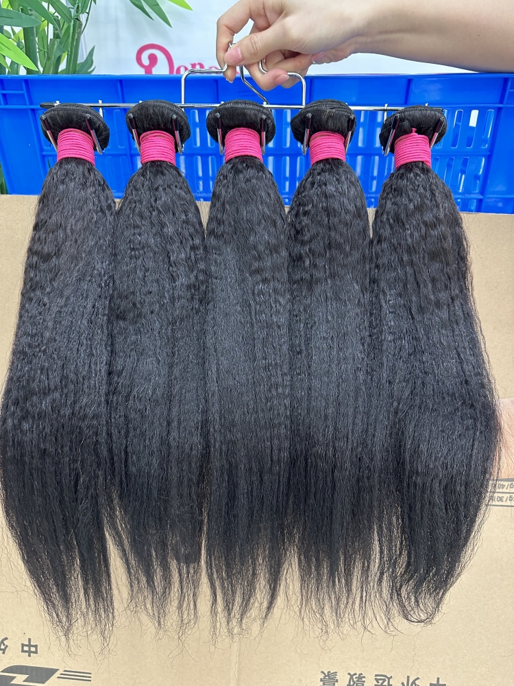 DonorHairs Mink Hair C Kinky straight Bundles