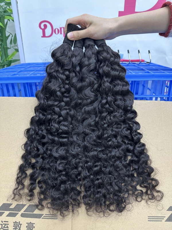 DonorHairs Raw Soft curly Hair bulk