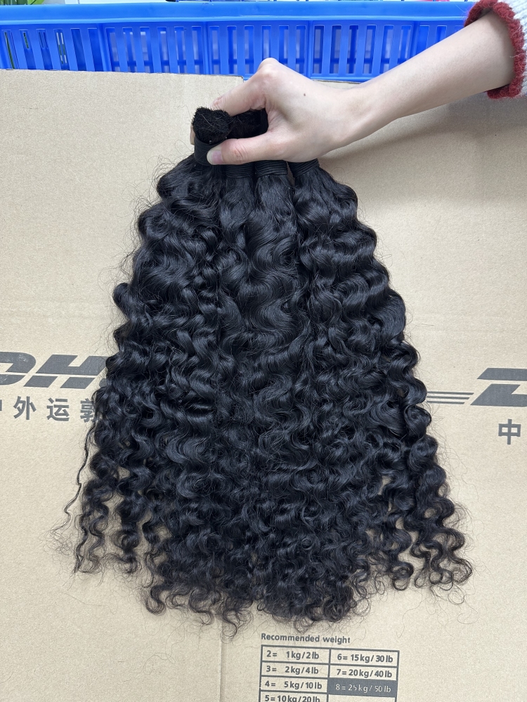DonorHairs Raw Soft curly Hair bulk