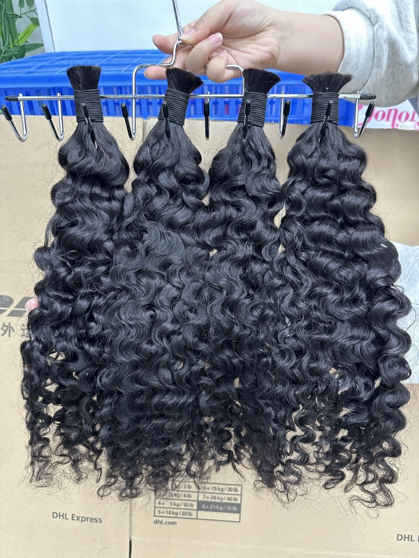 DonorHairs Raw Soft curly Hair bulk