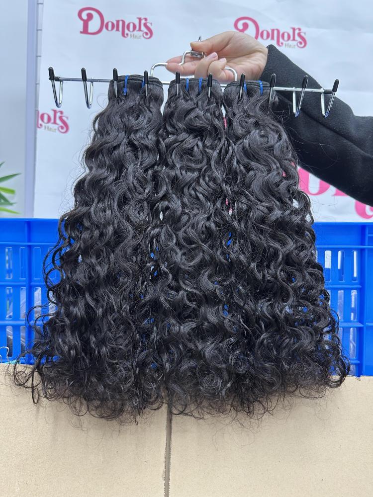 Donor Hairs Mink Hair A Water Wave Virgin Hair Bundles