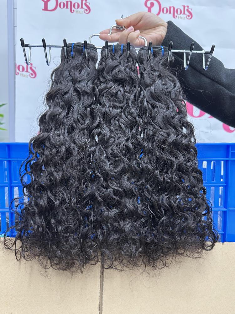 Donor Hairs Mink Hair A Water Wave Virgin Hair Bundles