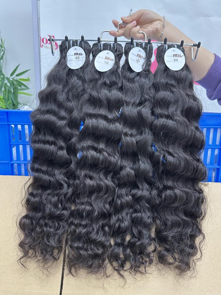 Donors Hair Natural colour Raw Hair Brazilian Wavy Bundle Hair 100% Human Hair