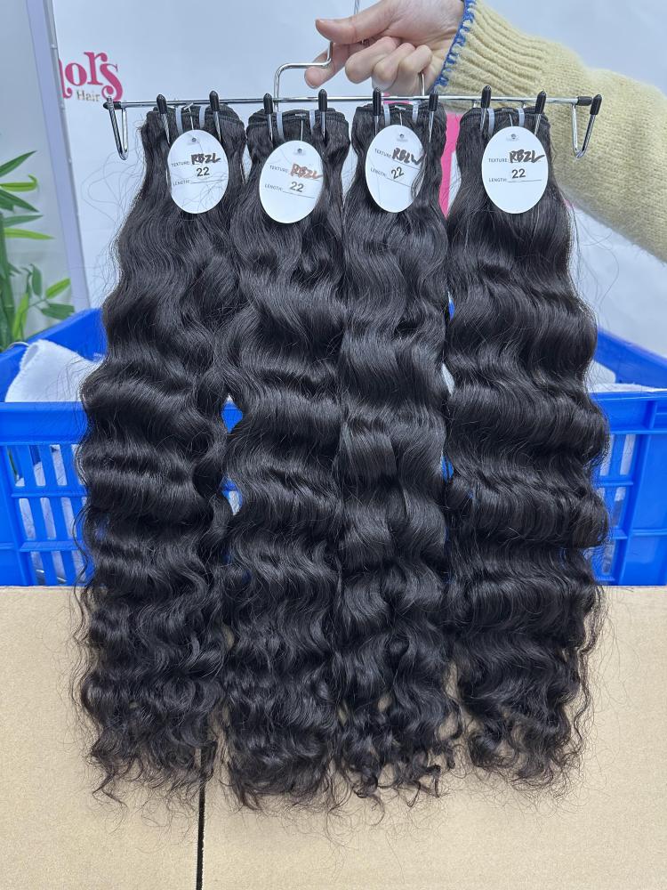 Donors Hair Natural colour Raw Hair Brazilian Wavy Bundle Hair 100% Human Hair