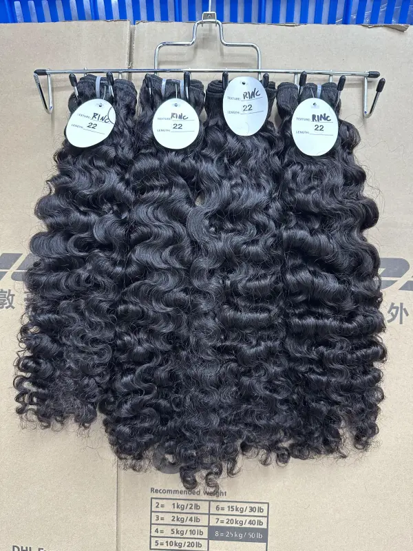 Donors Hair Natural colour Raw Hair Indian Natural Curly Bundle Hair 100% Human Hair
