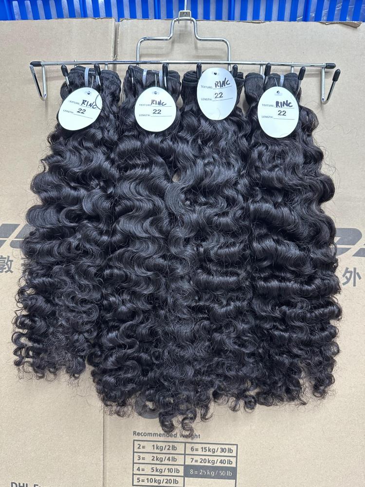 Donors Hair Natural colour Raw Hair Indian Natural Curly Bundle Hair 100% Human Hair