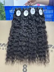 Donors Hair Natural Colour Raw Hair Cambodian Wavy Bundle Hair Weave100% Human Hair