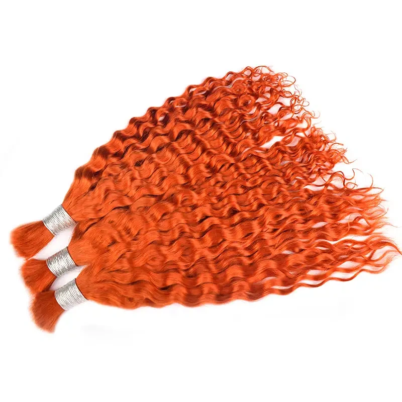 Colour #350 Deep Curly Bulk Hair 100% Human Hair  No Weft Bulk Hair for Human Hair DonorsHair