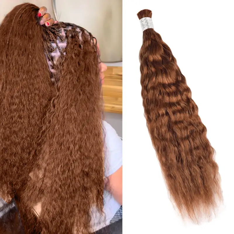 Body Wave / WTW All Textures Color Bulk Hair 100% Human Hair No Weft Bulk Hair for Human Hair DonorsHair
