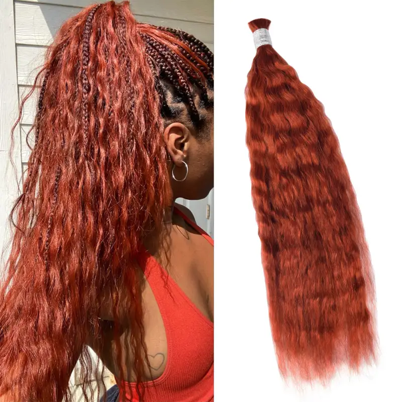 Body Wave / WTW All Textures Color Bulk Hair 100% Human Hair No Weft Bulk Hair for Human Hair DonorsHair