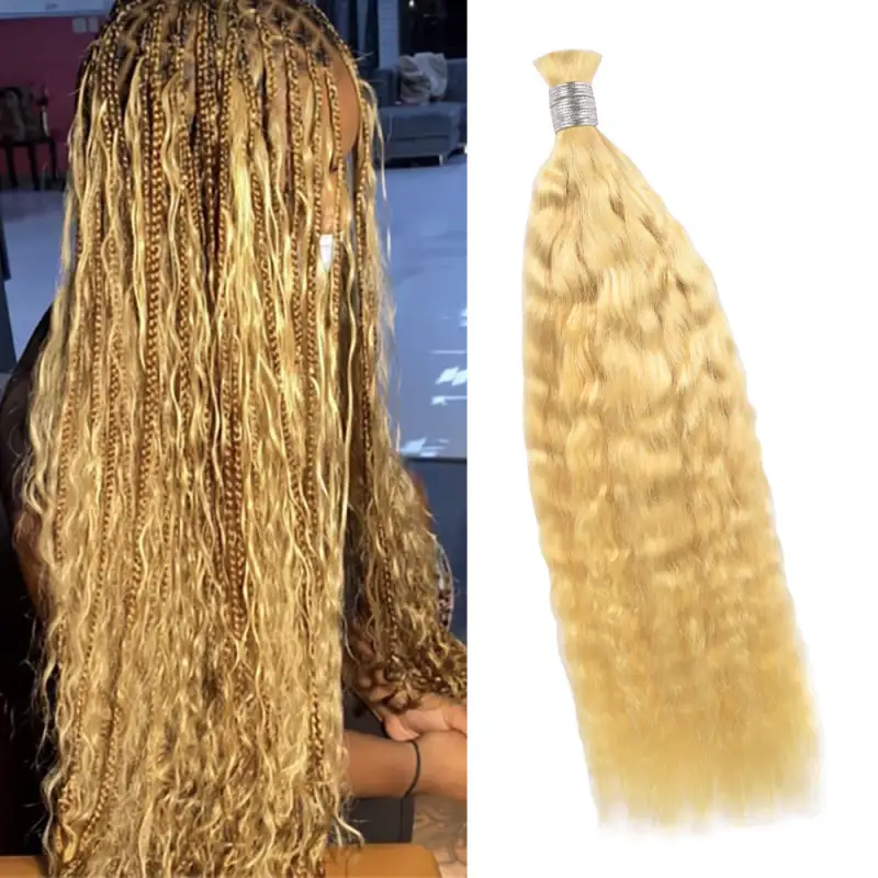 Body Wave / WTW All Textures Color Bulk Hair 100% Human Hair No Weft Bulk Hair for Human Hair DonorsHair