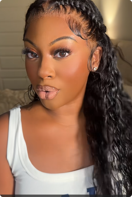 lalabricheon 【13x4 hd lace Brazilian Wavy 26inch】