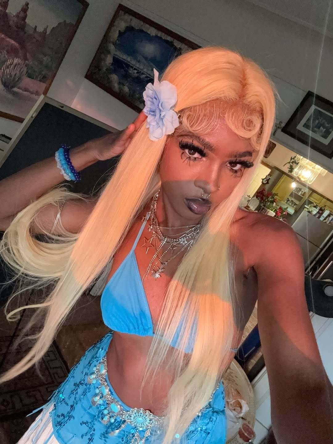 princessjahque  【Transparent Lace #613 Blonde Straight 24inch】