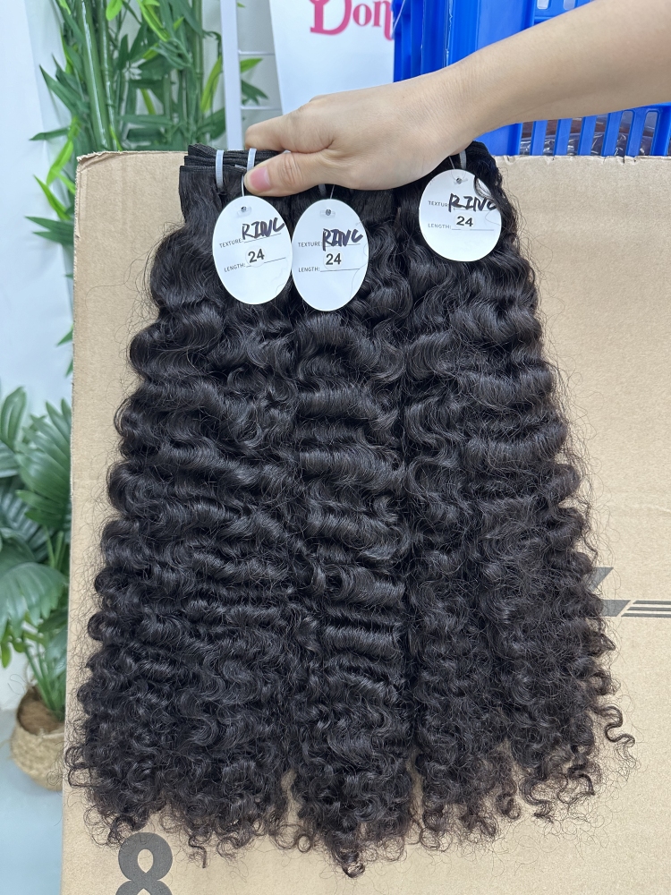 Raw Indian natural curly bundle