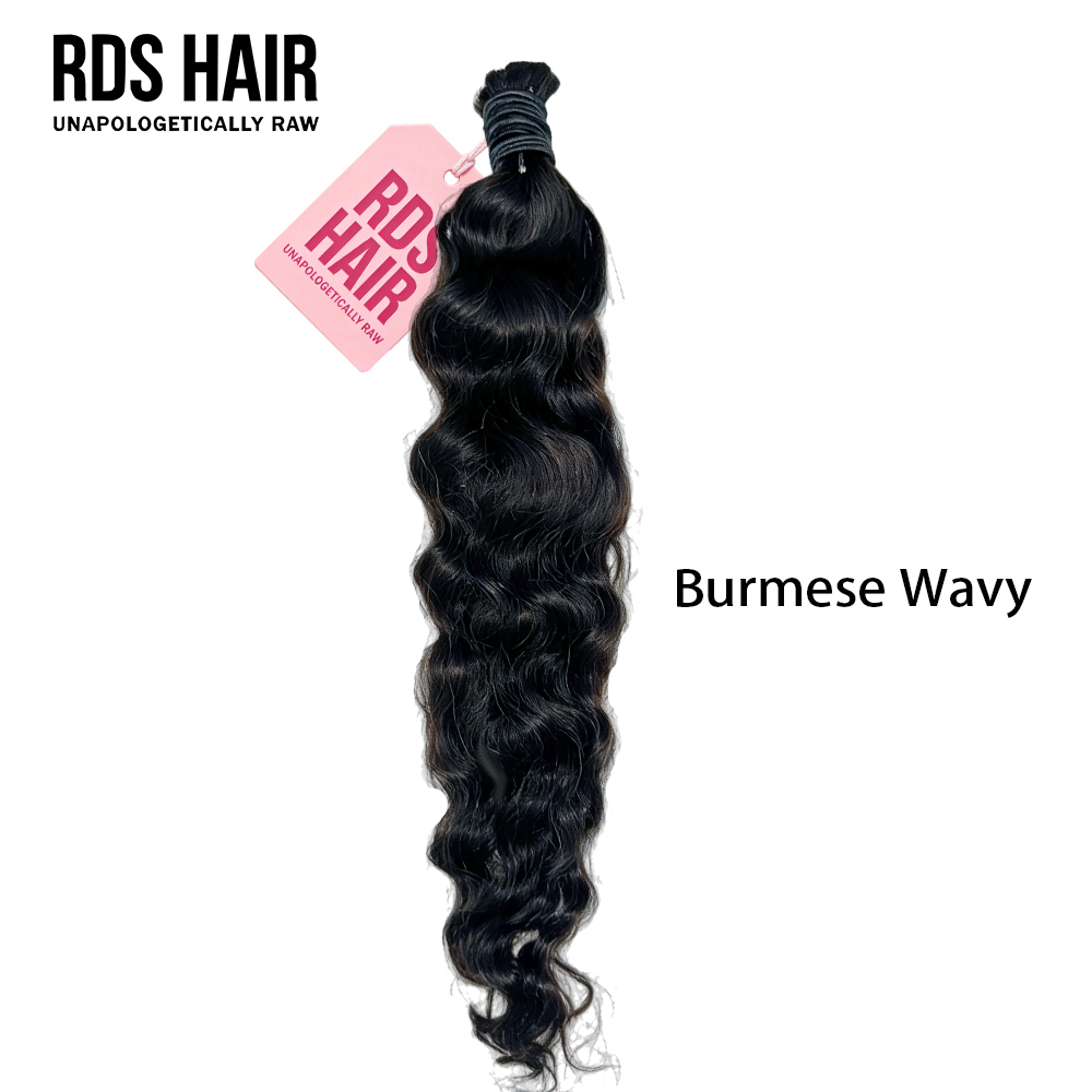 Rawdonorshair 1 Raw Bulk Deal for Natural Black All Textures 100% Human Hair No Weft Bulk Hair