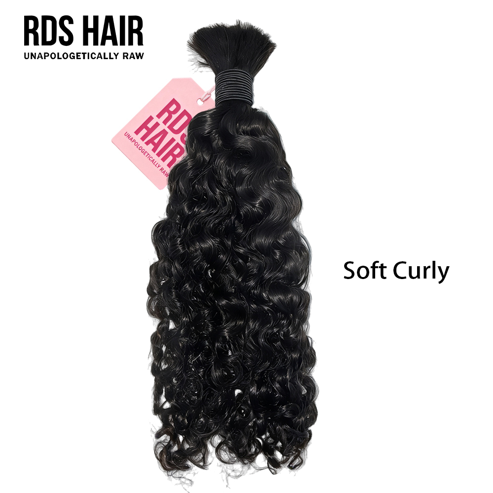 Rawdonorshair 1 Raw Bulk Deal for Natural Black All Textures 100% Human Hair No Weft Bulk Hair