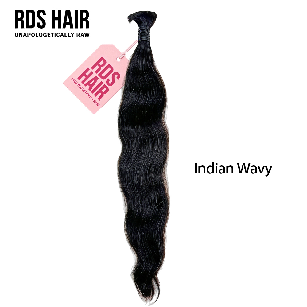 Rawdonorshair 1 Raw Bulk Deal for Natural Black All Textures 100% Human Hair No Weft Bulk Hair