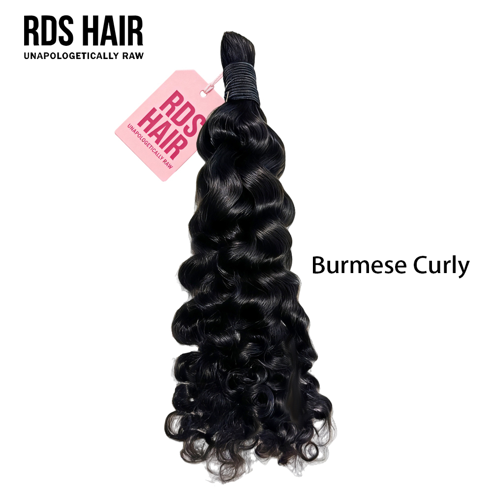 Rawdonorshair 1 Raw Bulk Deal for Natural Black All Textures 100% Human Hair No Weft Bulk Hair
