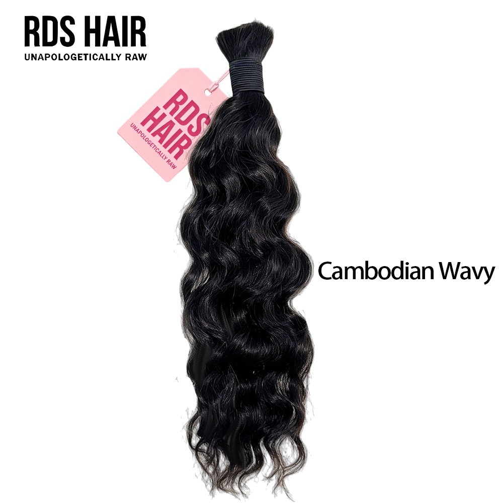 Rawdonorshair 1 Raw Bulk Deal for Natural Black All Textures 100% Human Hair No Weft Bulk Hair