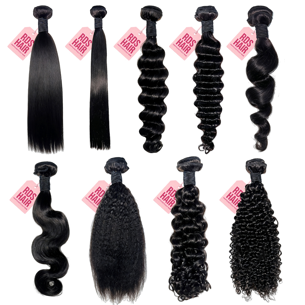 RawDonorsHair 1 Mink Bundles Deal for All Hair Textures 100% Human Virgin Hair unprocessed Human Hair 1 Bundle Deal