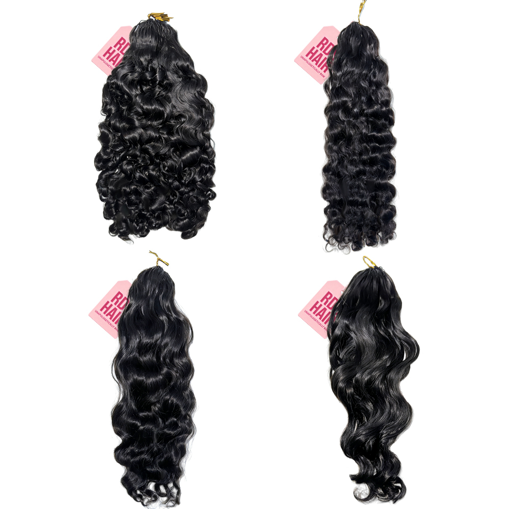 RawDonorsHair 1 Raw Crochet Hair Deal for All Hair Textures 100% Human Virgin Hair unprocessed Human Hair 1 Crochet Hair Deal