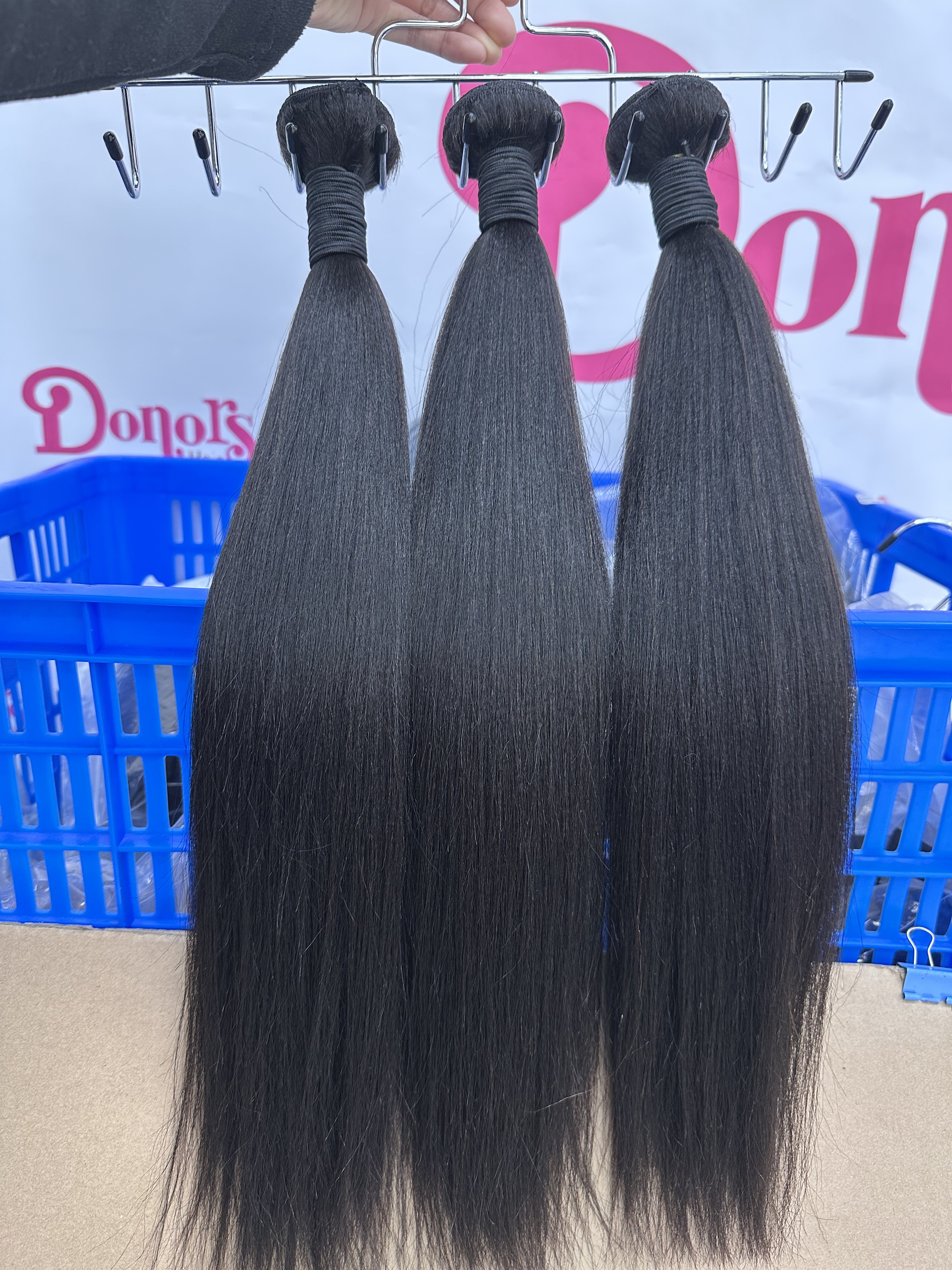 RawDonorsHair In Mink Yaki Straight Human Hair Mink Bundle Deal