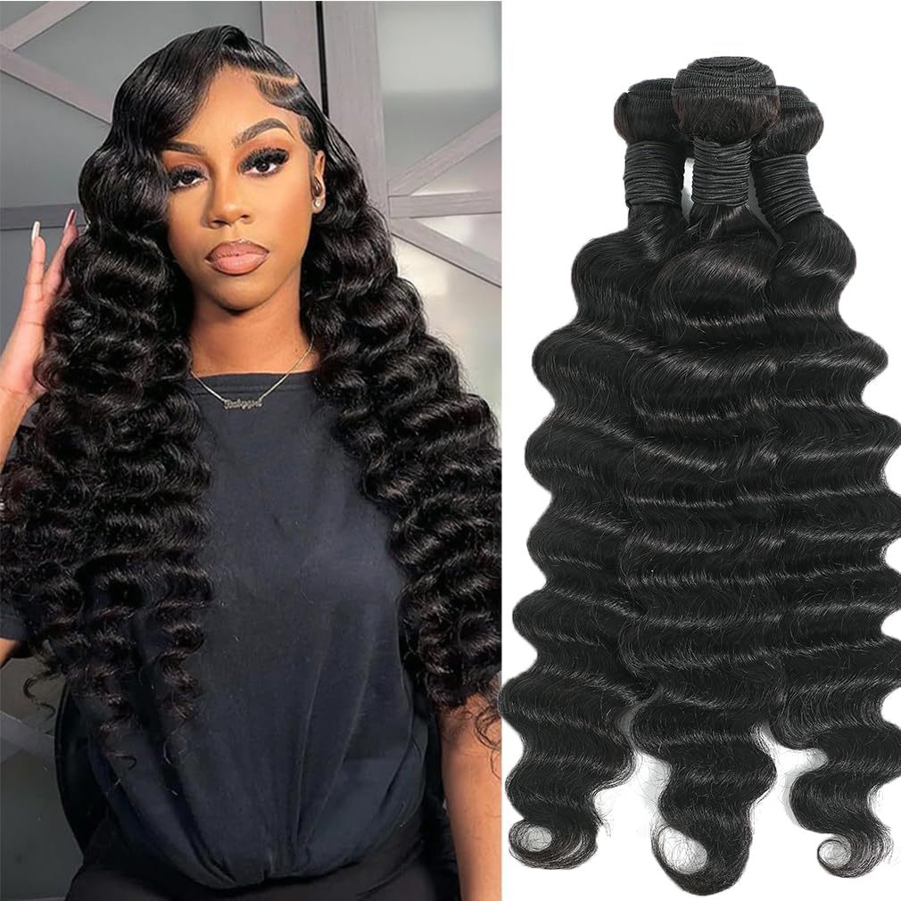 RawDonorsHair In Mink Loose Deep Human Hair Mink Bundle Deal
