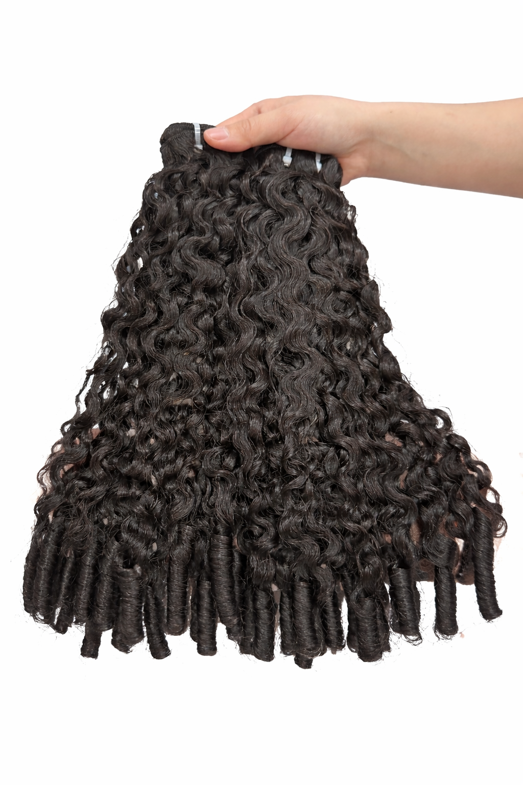 RawDonorsHair In Raw Burmese Pixie Curly Human Hair Raw Bundle Deal
