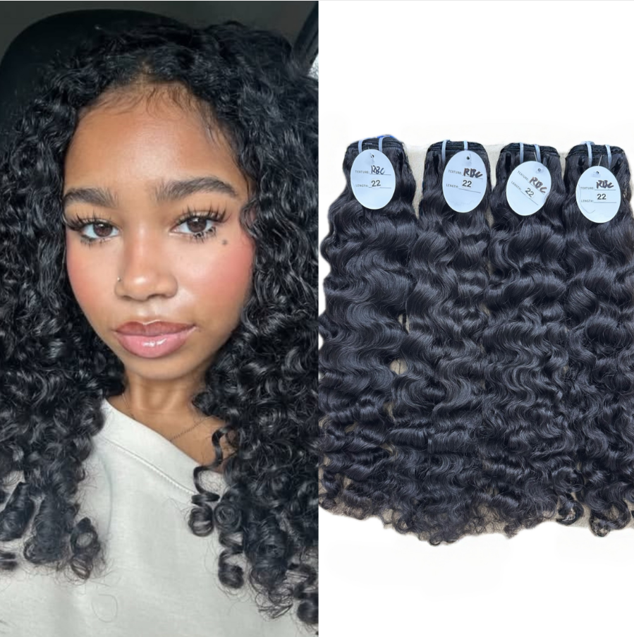 RawDonorsHair In Raw Burmese Curly Human Hair Raw Bundle Deal