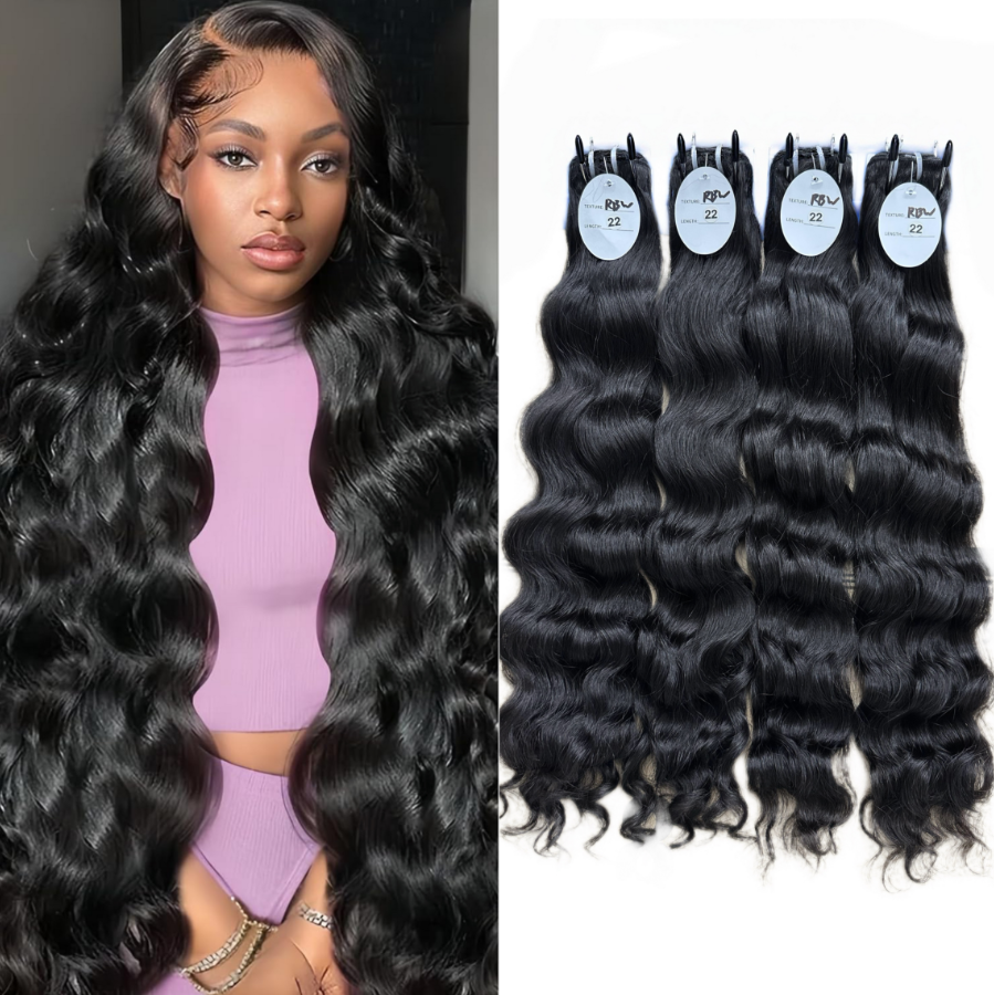 RawDonorsHair In Raw Burmese Wavy Human Hair Raw Bundle Deal