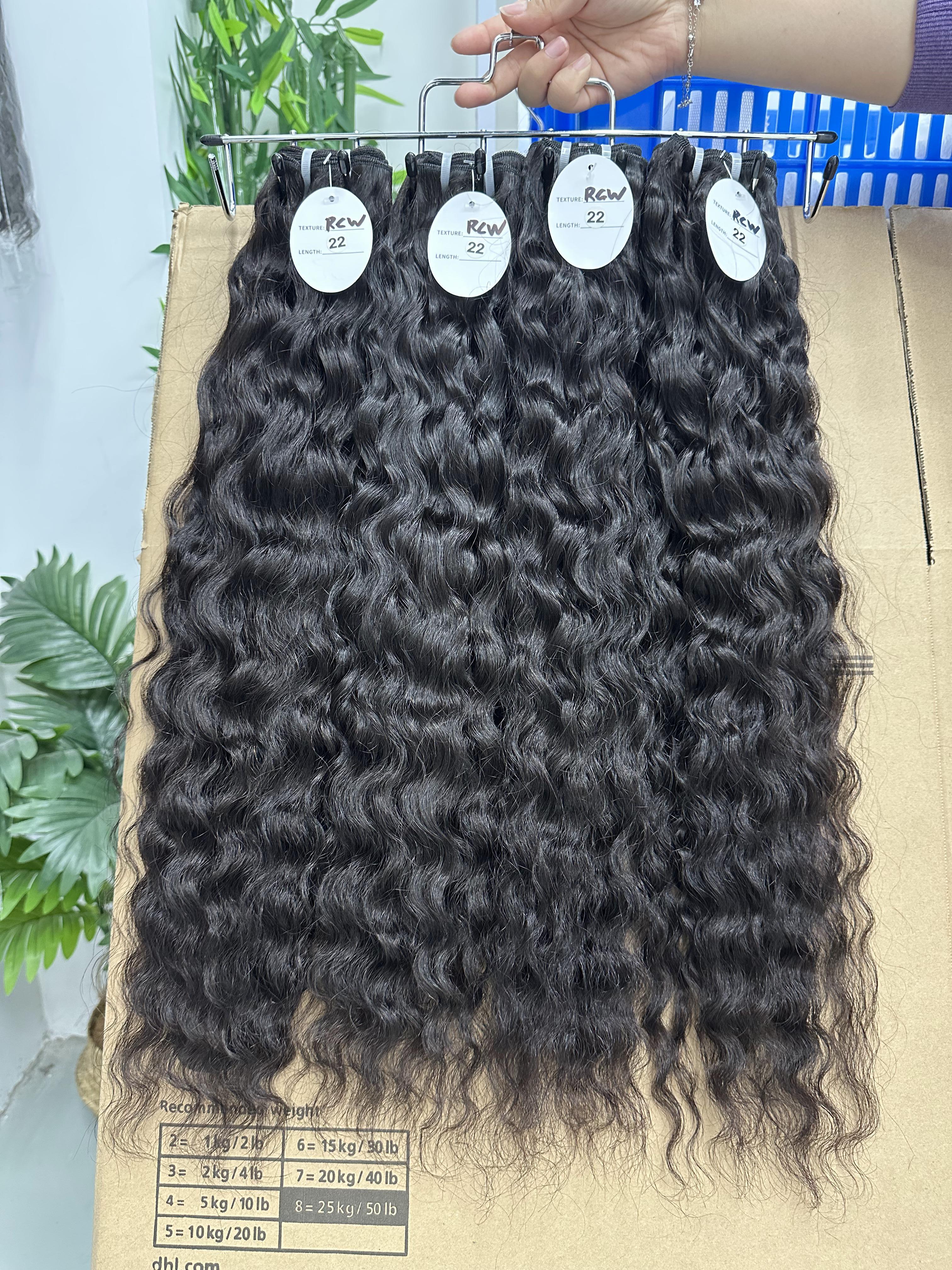 100% Cambodian Wavy Bundle Hair (100g) - Tangle Free Grade 3/4 Bundles