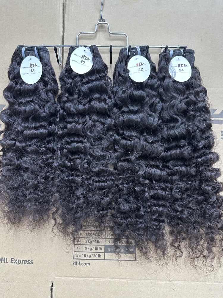 RawDonorsHair In Raw Indian Curly Human Hair Raw Bundle Deal