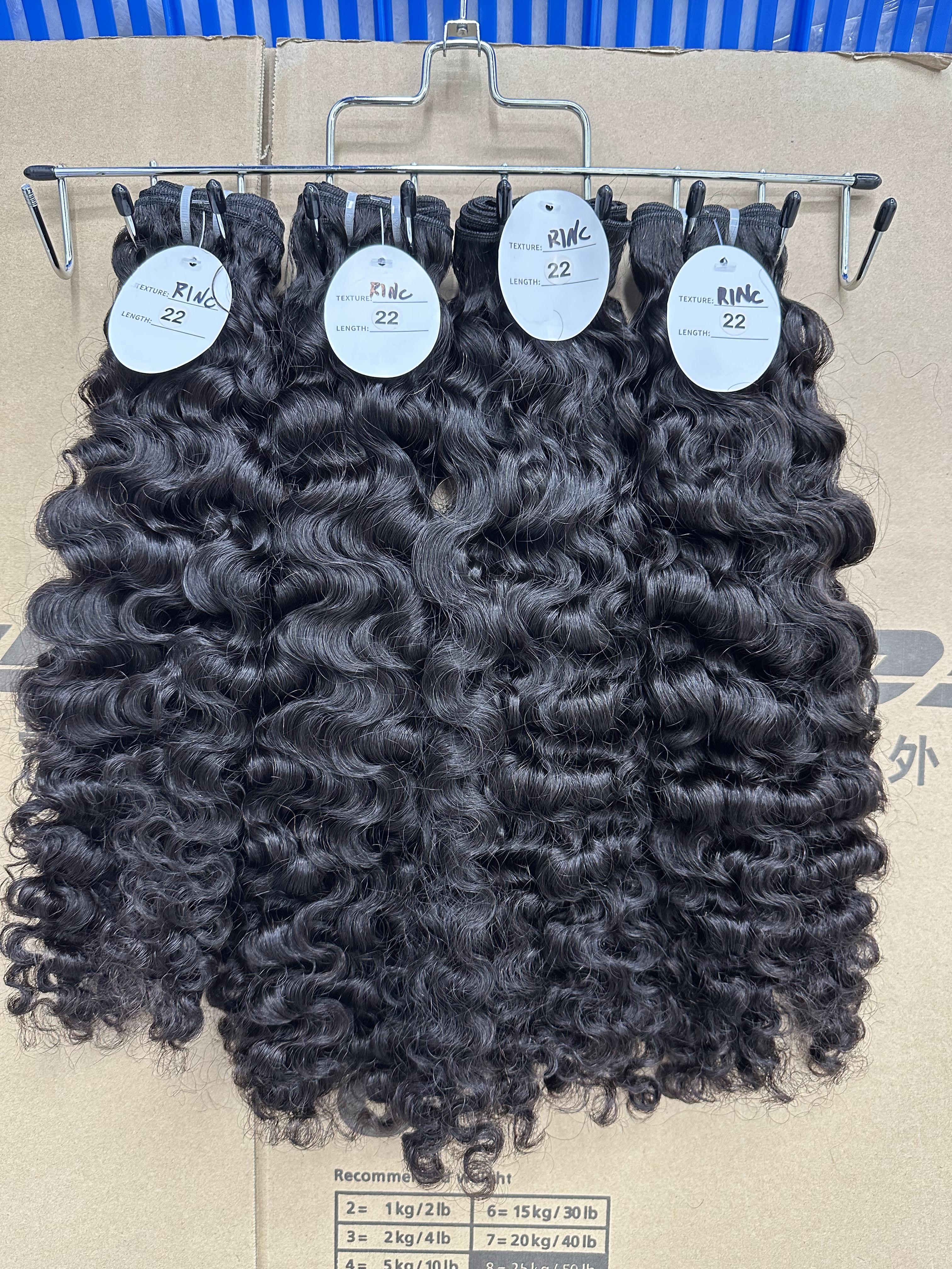 RawDonorsHair In Raw Indian Natural Curly Human Hair Raw Bundle Deal
