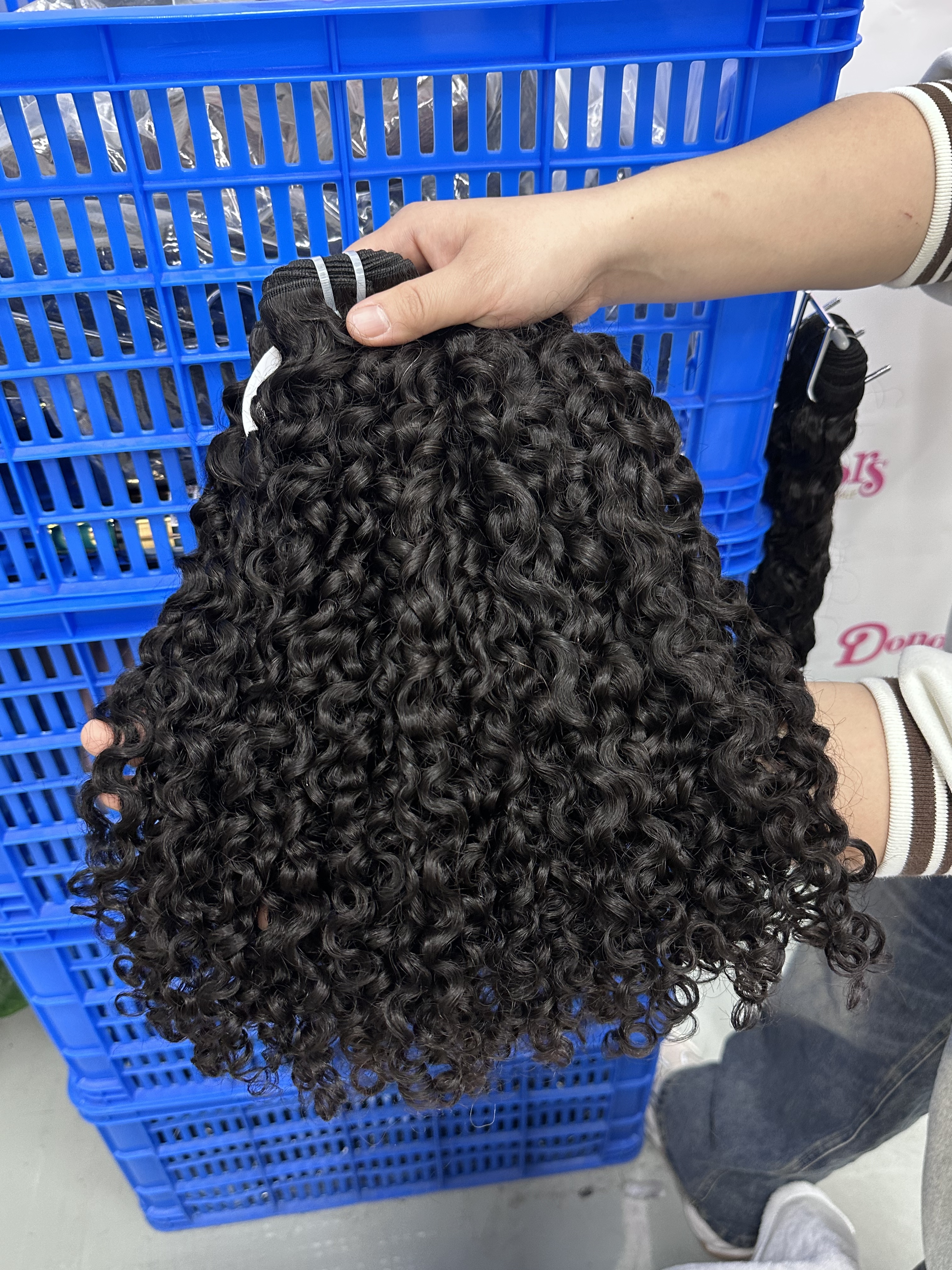 RawDonorsHair In Raw Pixie Curly Human Hair Raw Bundle Deal