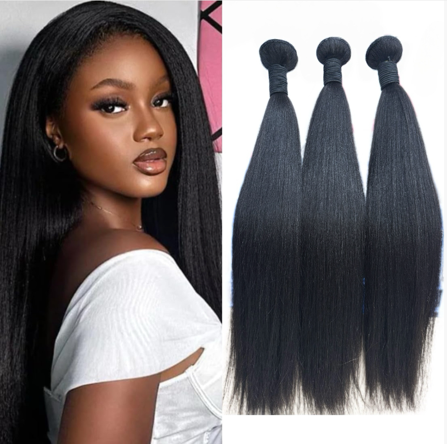 RawDonorsHair In Mink Yaki Straight Human Hair Mink Bundle Deal