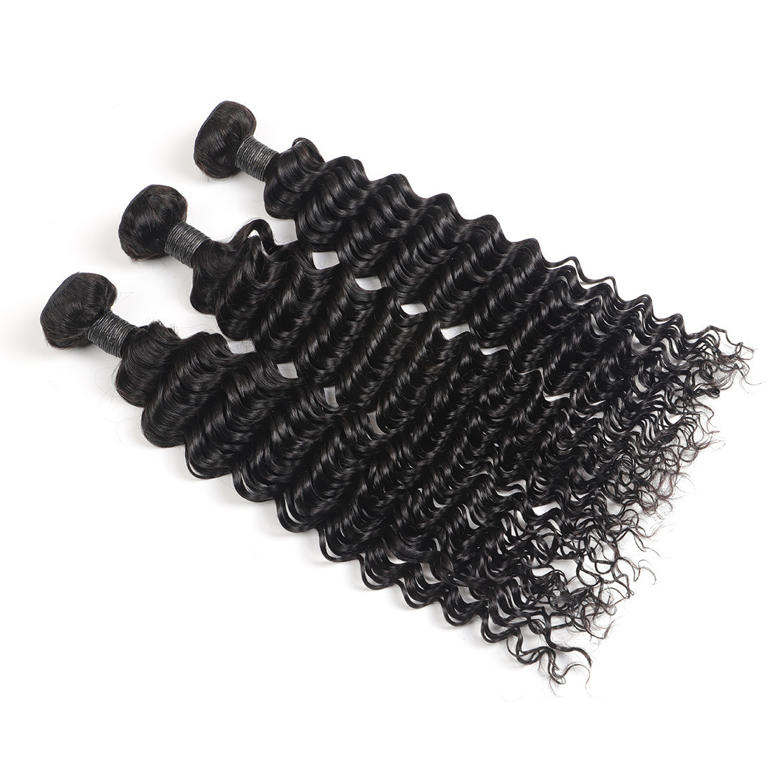 RawDonorsHair In Mink Deep Wave Human Hair Mink Bundle Deal