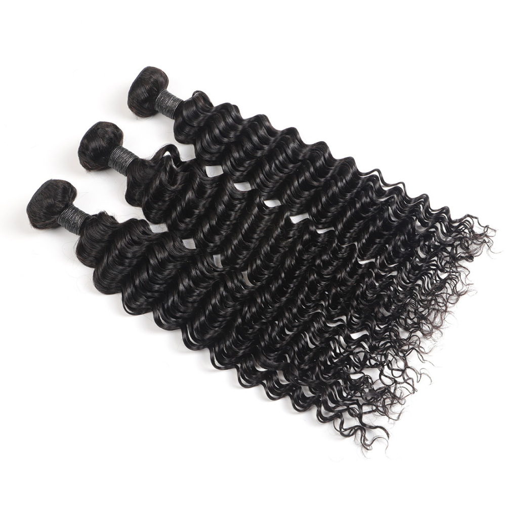 RawDonorsHair In Mink Deep Wave Human Hair Mink Bundle Deal