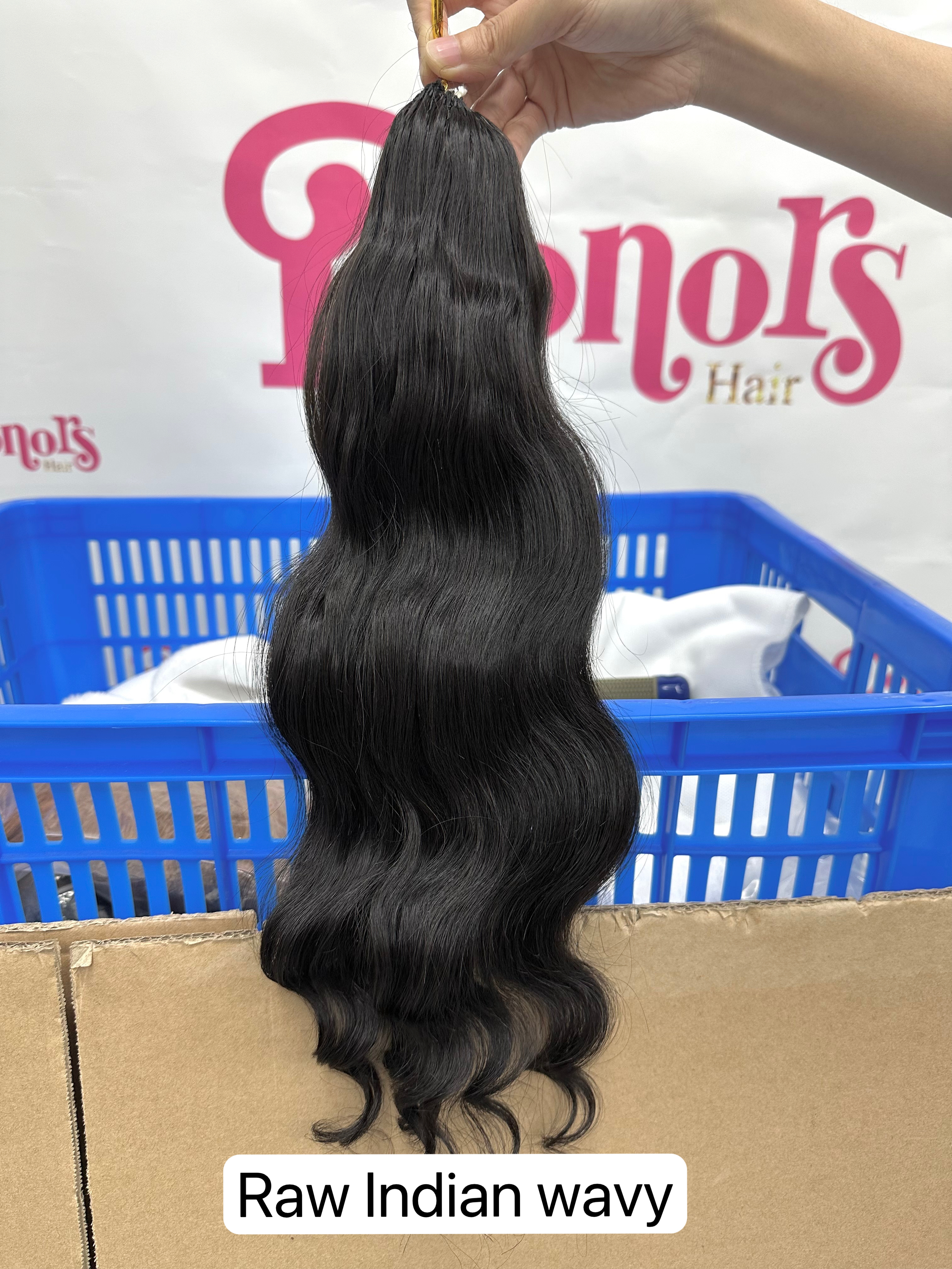 RawDonorsHair In Raw Indian Wavy Human Hair Raw Crochet Hair Deal
