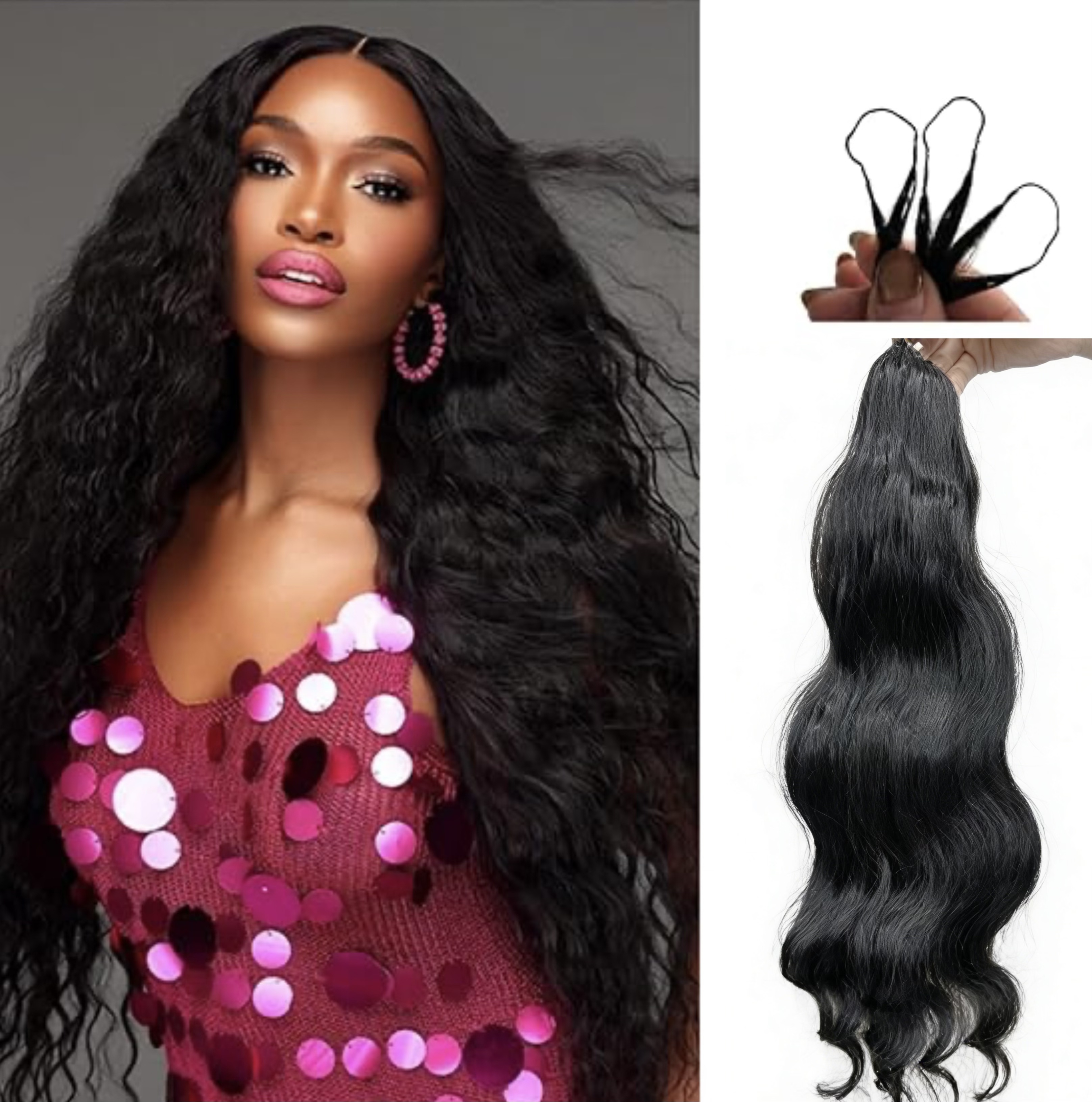 RawDonorsHair In Raw Indian Wavy Human Hair Raw Crochet Hair Deal