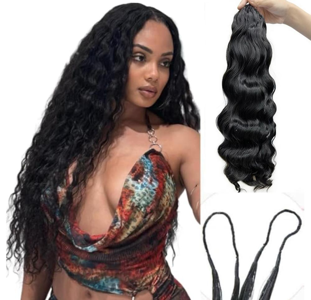 RawDonorsHair In Raw Burmese Wavy Human Hair Raw Crochet Hair Deal