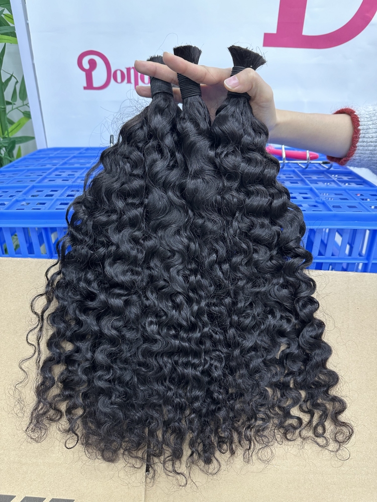 RawDonorsHair In Raw Soft Curly Human Hair Raw Bulk Deal