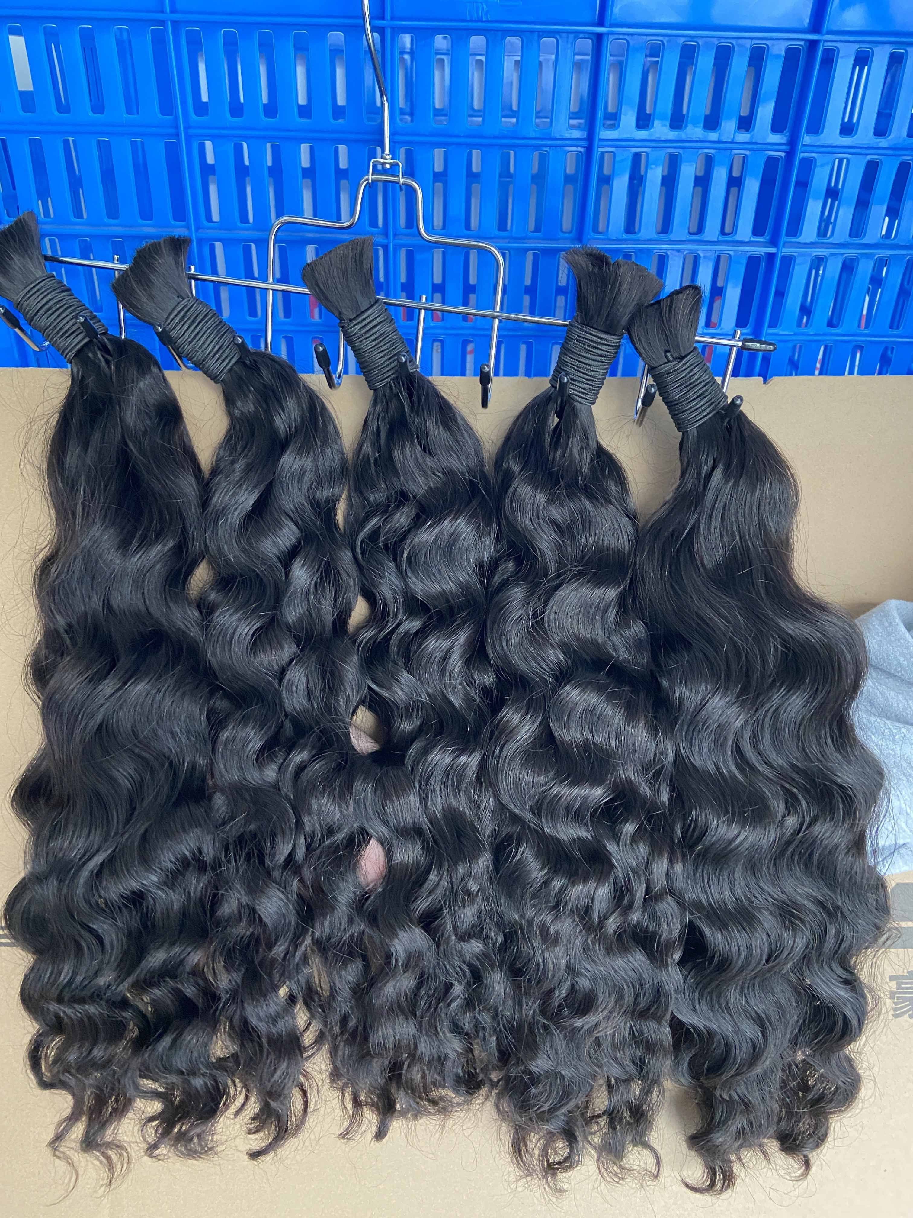 RawDonorsHair In Raw Burmese Wavy Human Hair Raw Bulk Deal