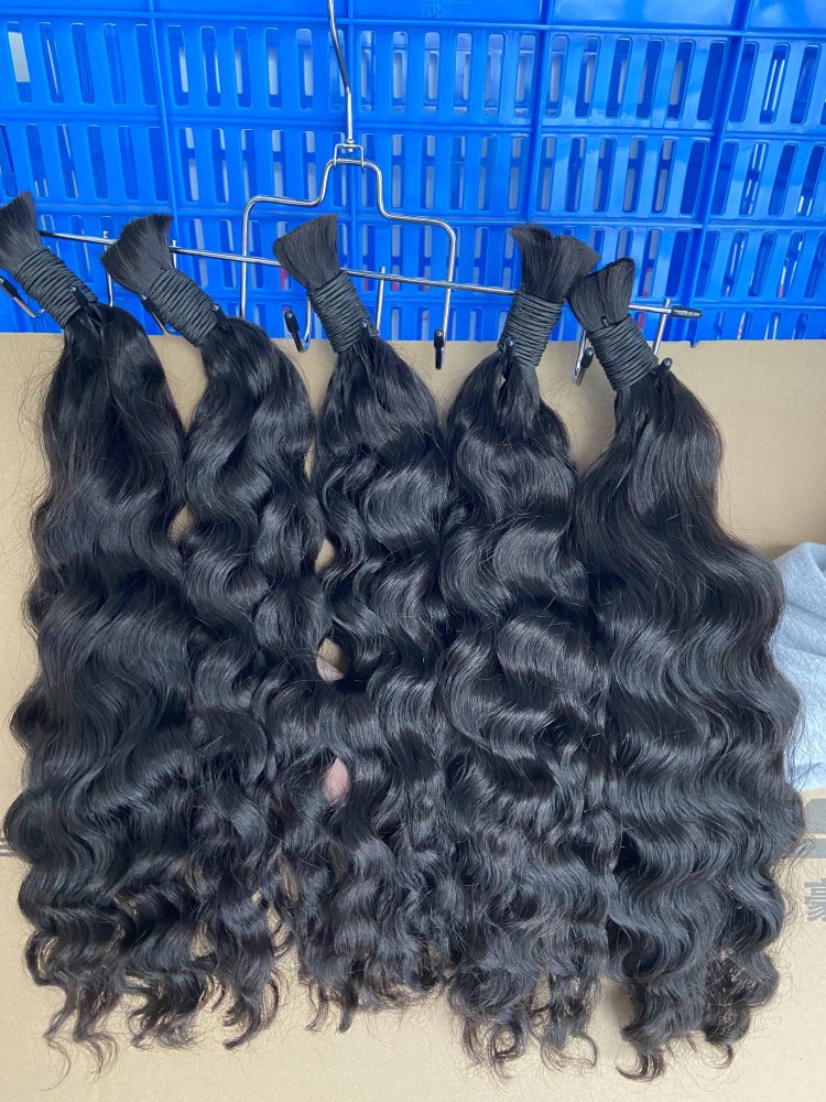 RawDonorsHair In Raw Burmese Wavy Human Hair Raw Bulk Deal
